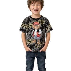 Bailey Apparel Vibes No Cap TShirt Teddy Bear Legend Black Logo Hip 6